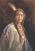 Percy Gray Indian Maiden (mk42) oil